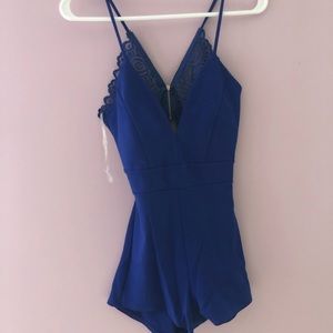 NWT Royal Blue Romper